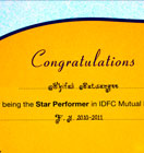 Star Performer - IDFC